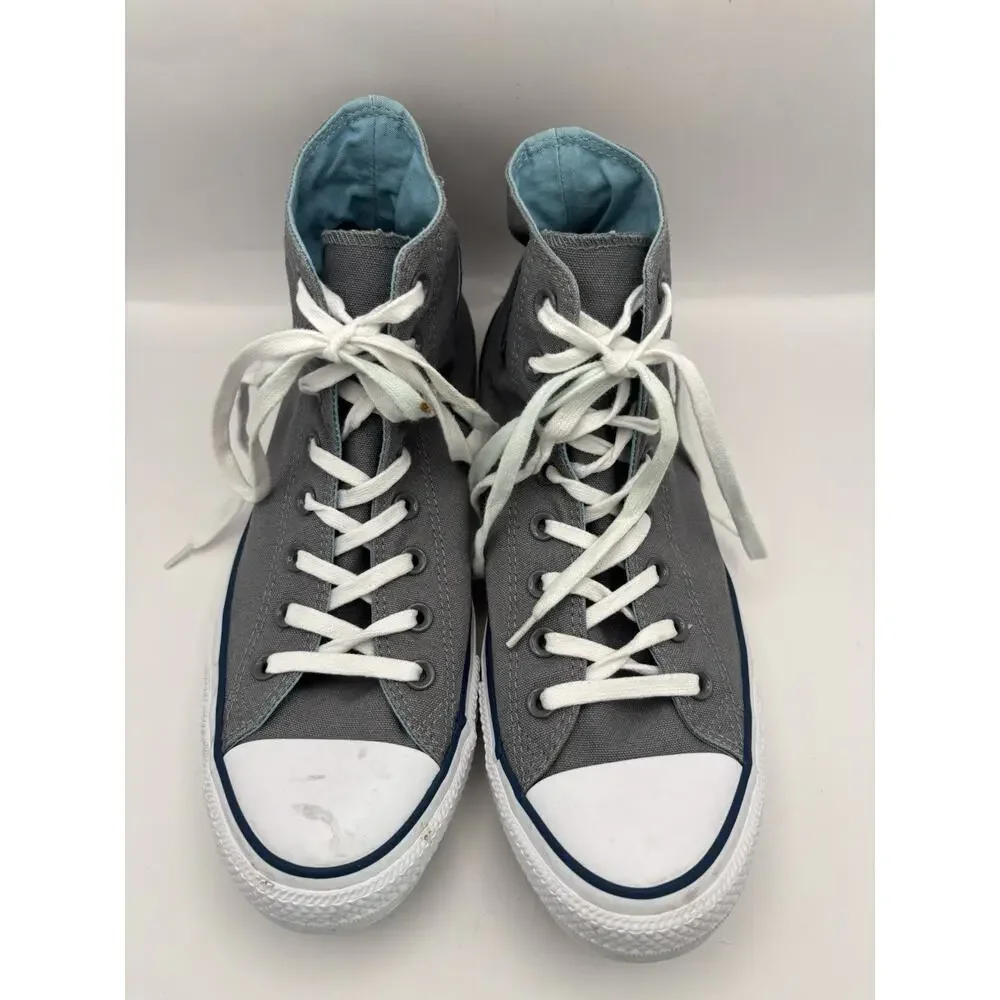 Converse Chuck Taylor All Star Cool Grey High Top Sneakers Men 10.5 Women 12.5